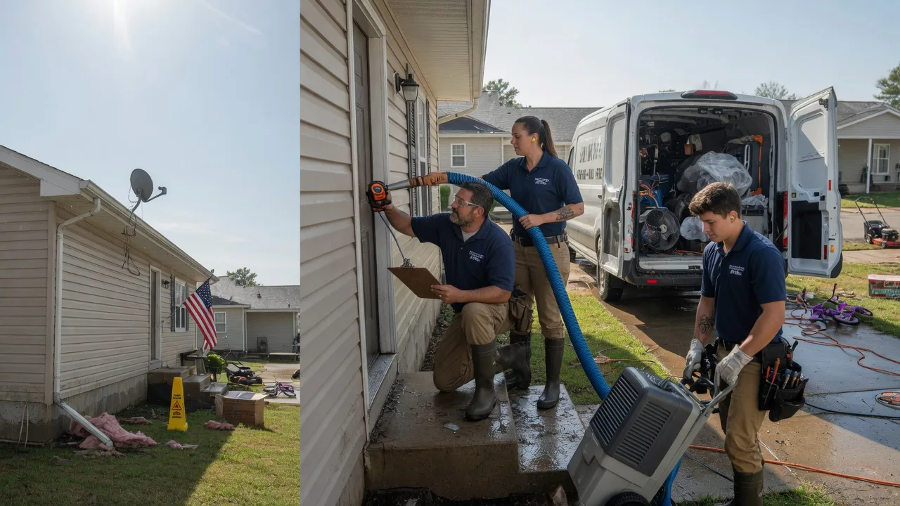Ceiling Water Damage Restoration in Okaton, SD near me